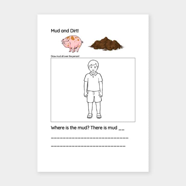 Mud and Dirt worksheet