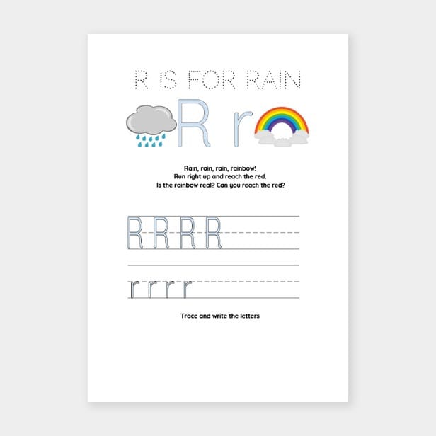 R is for Rain